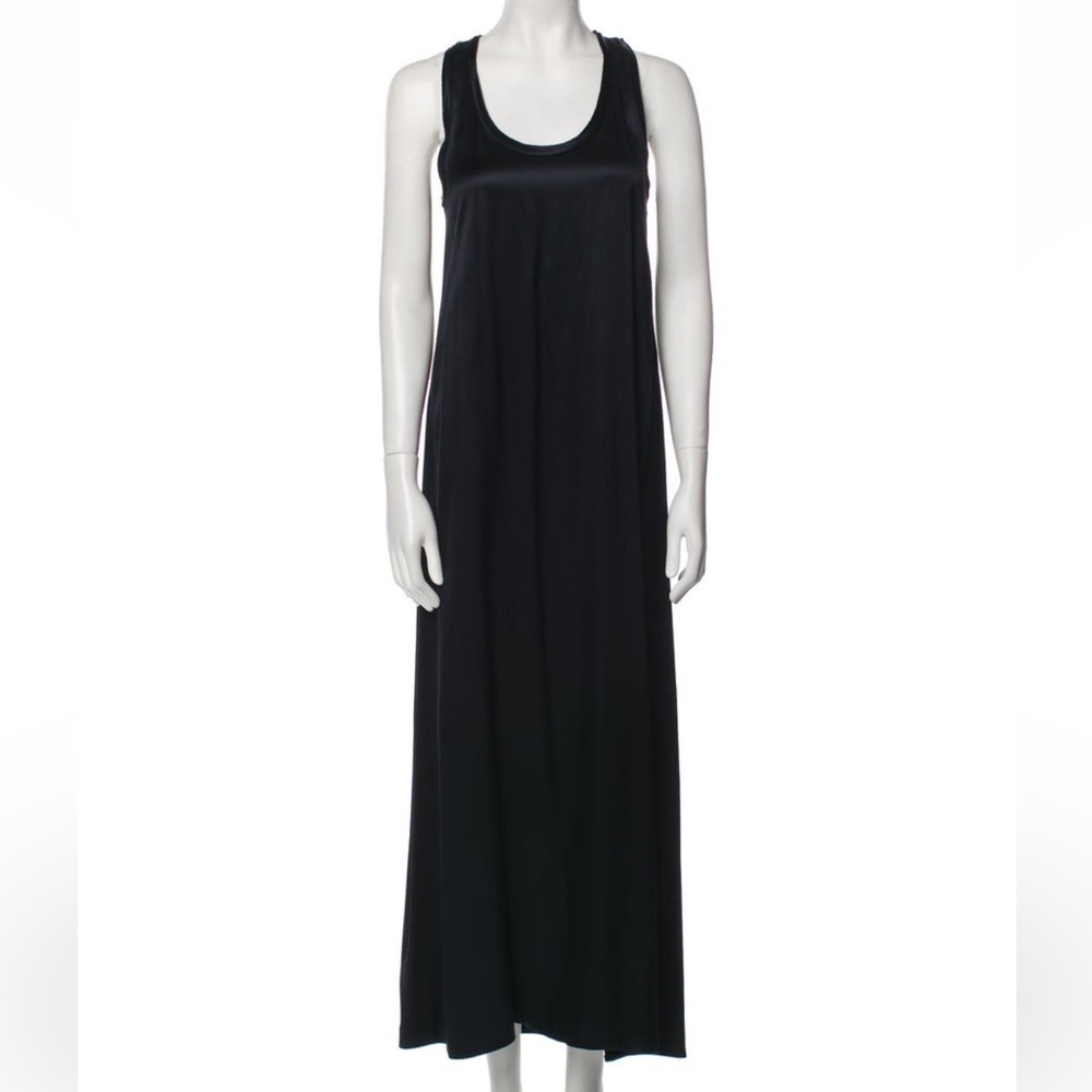 Helmut Lang Black Scoop neck maxi dress - Black  M